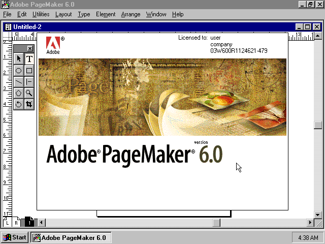 PageMaker 6.0 - About